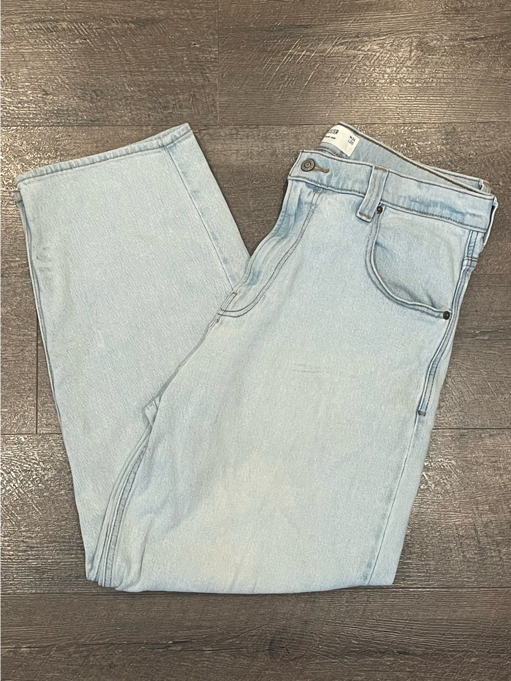 Hollister Men’s Light Blue Baggy Skater Jeans Size 34x30